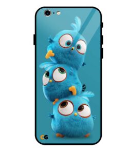 Blue Angry Bird iPhone 6 Glass Back Cover