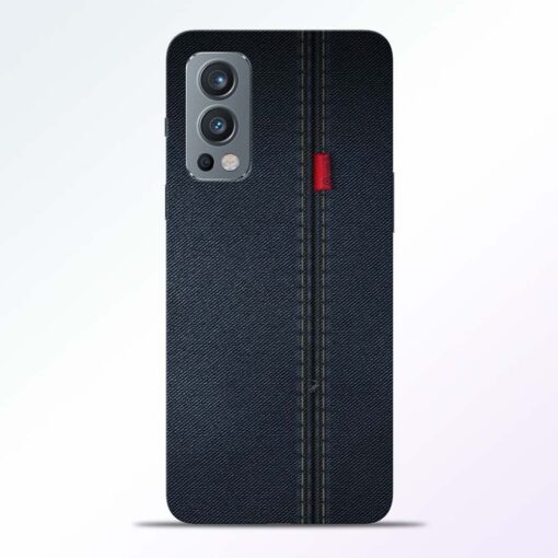 Blue Jeans Pattern Oneplus Nord 2 Back Cover