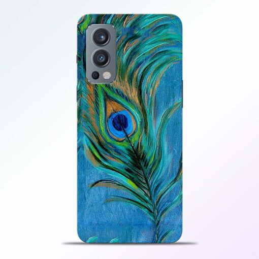 Blue Peacock Art Oneplus Nord 2 Back Cover