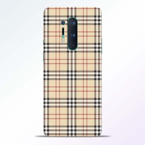 Burberry Oneplus 8 Pro Back Cover