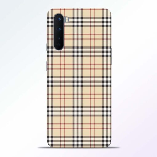 Burberry Oneplus Nord Back Cover