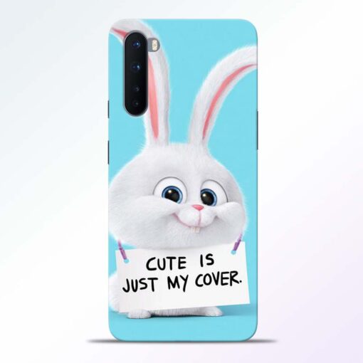 Cute Is Rabbit Oneplus Nord Back Cover