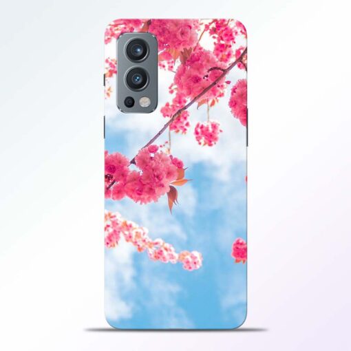 Cute Pink Flower Oneplus Nord 2 Back Cover
