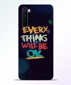 Every Thing Quotes Oneplus Nord Back Cover