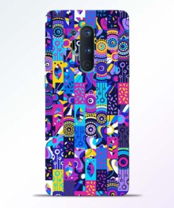 Flowers Print Oneplus 8 Pro Back Cover