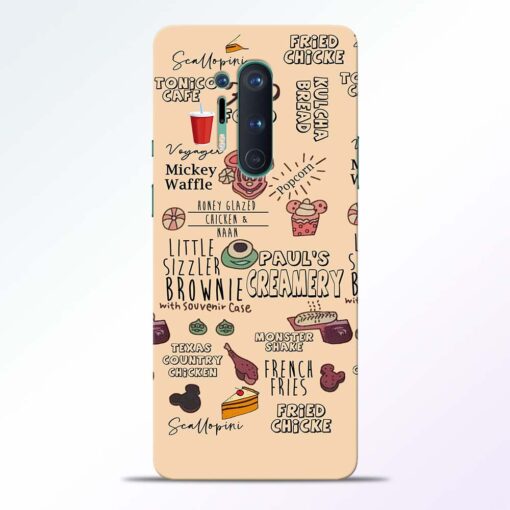 Food Clipart Oneplus 8 Pro Back Cover