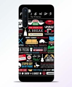 Friends Sticker Oneplus Nord Back Cover