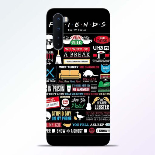 Friends Sticker Oneplus Nord Back Cover