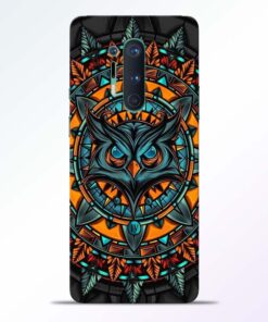 Funky Angry Owl Oneplus 8 Pro Back Cover