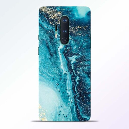 Funky Blue Marble Oneplus 8 Pro Back Cover