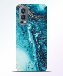 Funky Blue Marble Oneplus Nord 2 Back Cover