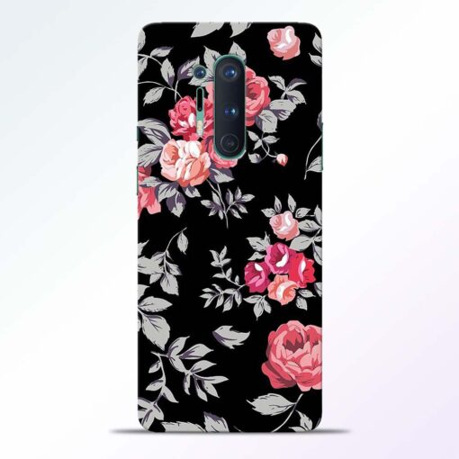Funky Roses Flower Oneplus 8 Pro Back Cover