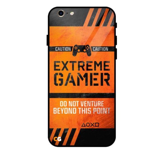 Gamer iPhone 6 Glass Back Cover