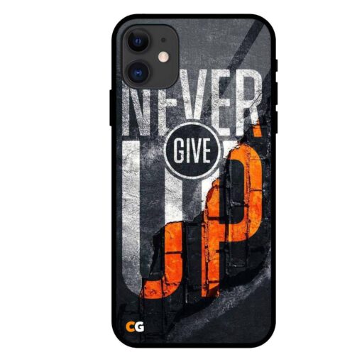 Give Up iPhone 11 Glass Case