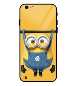Hanging Minion iPhone 6 Glass Back Cover