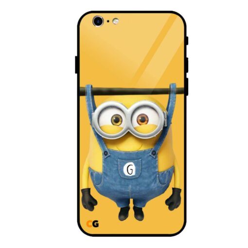 Hanging Minion iPhone 6s Glass Back Cover