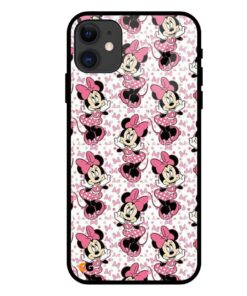 Happy Minnie iPhone 11 Glass Back Cover