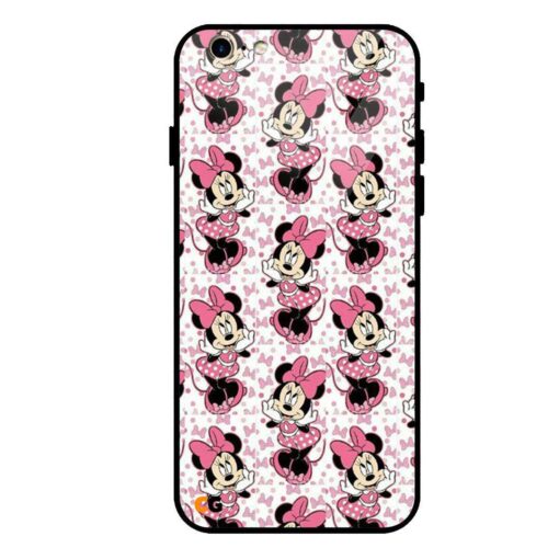 Happy Minnie iPhone 6 Glass Back Cover
