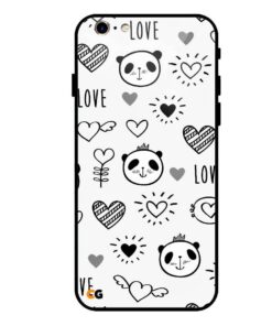 Love Panda iPhone 6s Glass Case