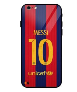 Messi Jersey 10 iPhone 6 Glass Cover