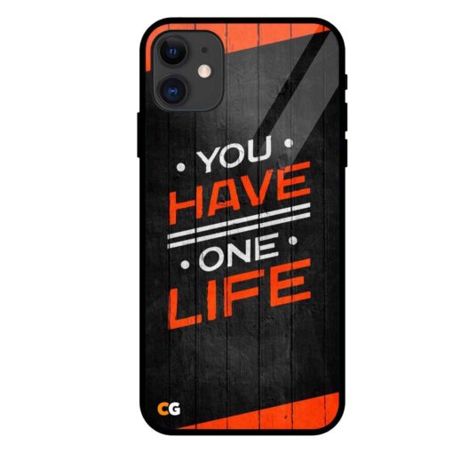 One Life iPhone 11 Glass Back Cover