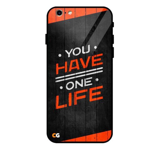One Life iPhone 6 Glass Back Cover