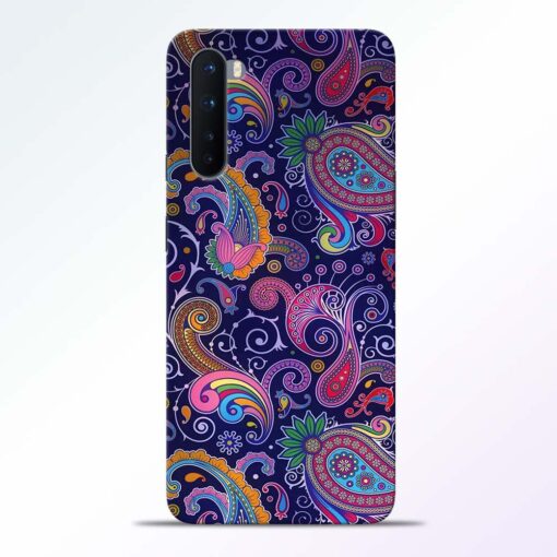 Paisley Floral Pattern Oneplus Nord Back Cover