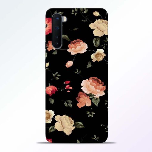 Roses Floral Fkower Oneplus Nord Back Cover