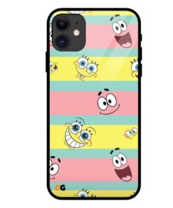 Spongebob iPhone 11 Glass Back Cover