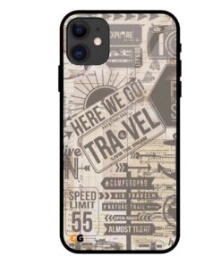 Vintage Travel iPhone 11 Glass Cover