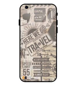 Vintage Travel iPhone 6 Glass Cover