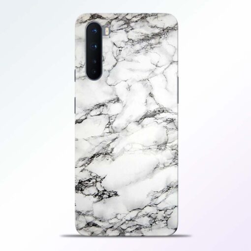 White Marble Oneplus Nord Back Cover