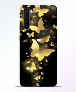 Yellow Butterfly Oneplus Nord Back Cover