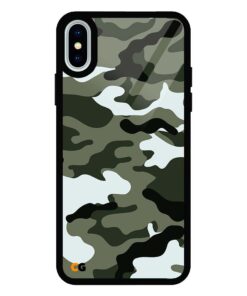 Abstract iPhone X Glass Cover