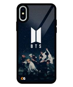 BTS Symbol iPhone X Glass Back Cover