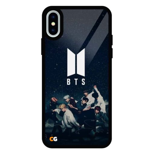 BTS Symbol iPhone XS Glass Back Cover