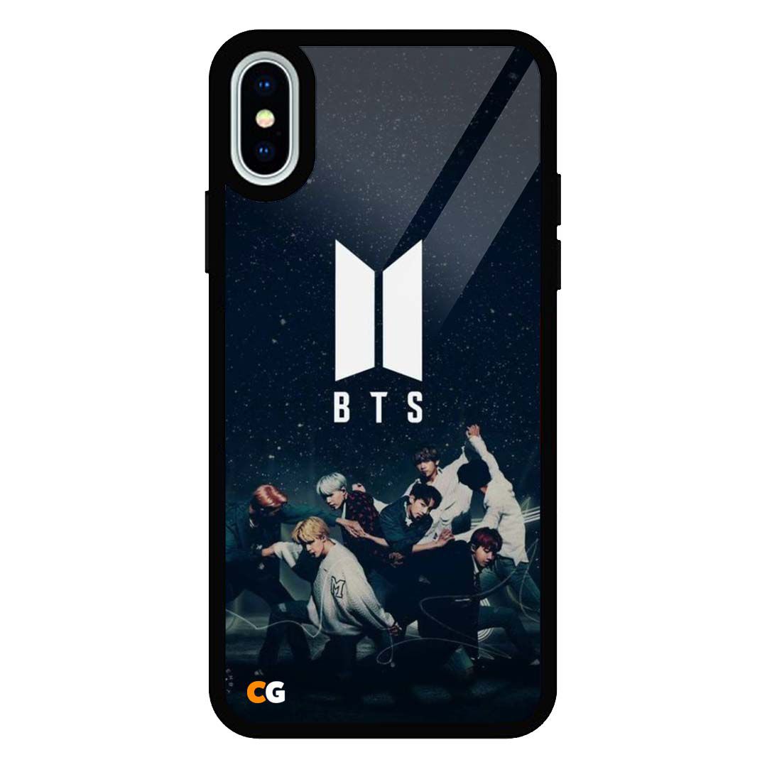 BTS Symbol iPhone XS Max Glass Back Cover 1 BTS Symbol iPhone XS Max Glass Back Cover