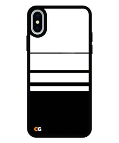 Black Lining iPhone XS Max Glass Case