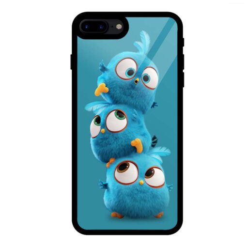 Blue Angry Bird iPhone 7 Plus Glass Back Cover
