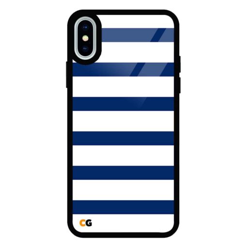 Blue Lining iPhone XS Max Glass Case