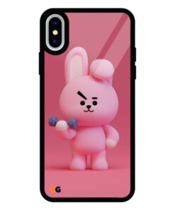 Cooky BT21 iPhone XS Glass Back Cover