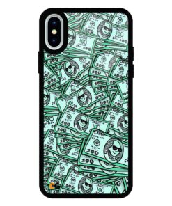 Dollar iPhone X Glass Cover