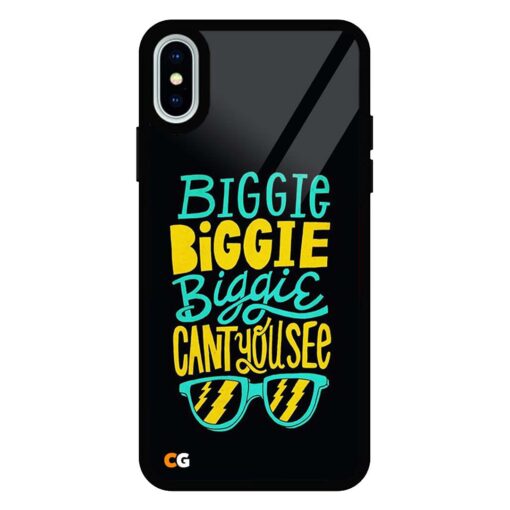 Funny Quote iPhone X Glass Cover