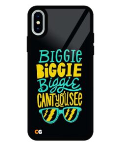 Funny Quote iPhone XS Glass Cover