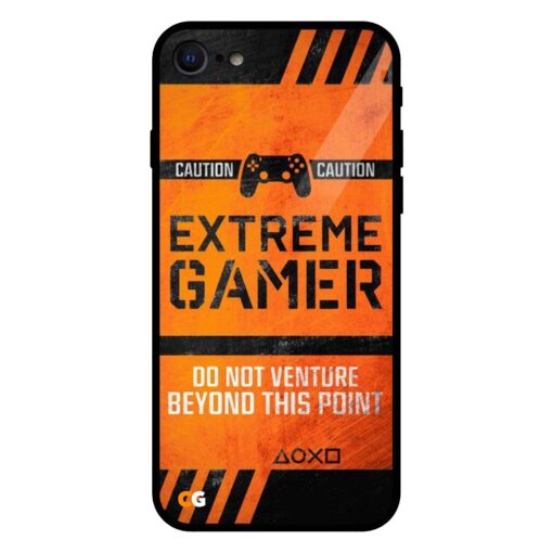 Gamer iPhone 8 Glass Back Cover