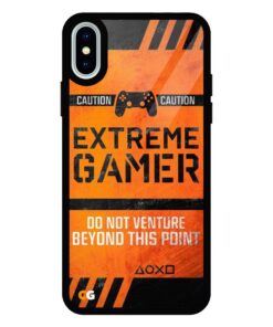 Gamer iPhone XS Glass Back Cover