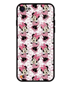 Happy Minnie iPhone 7 Glass Back Cover