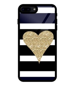 Heart With Blue iPhone 7 Plus Glass Case