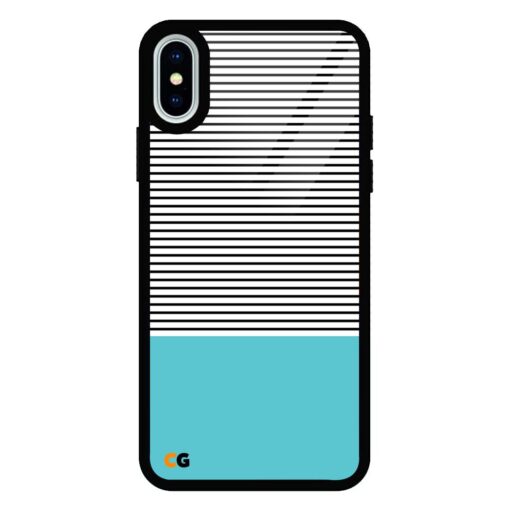 Lining Texture iPhone XS Max Glass Cover
