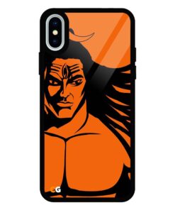 Lord Shiva iPhone XS Glass Cover
